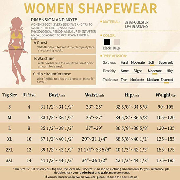 Full Body Shaper with Sleeves 3 in 1 Post Surgery Firm Control Faja Compression Garment